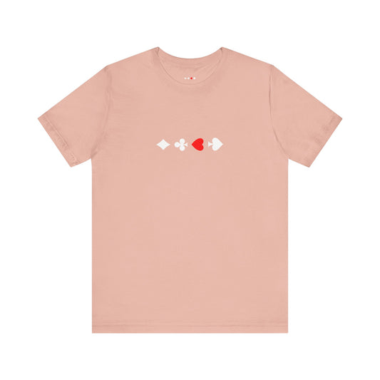 A Heart For Suits T-Shirt Peach