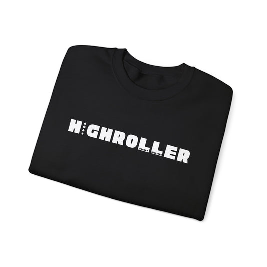 Highroller Crewneck Black Folded