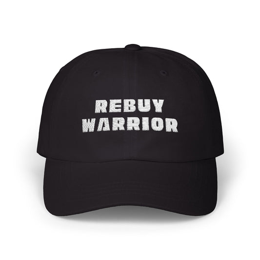 REBUY WARRIOR Black Baseball Hat Front